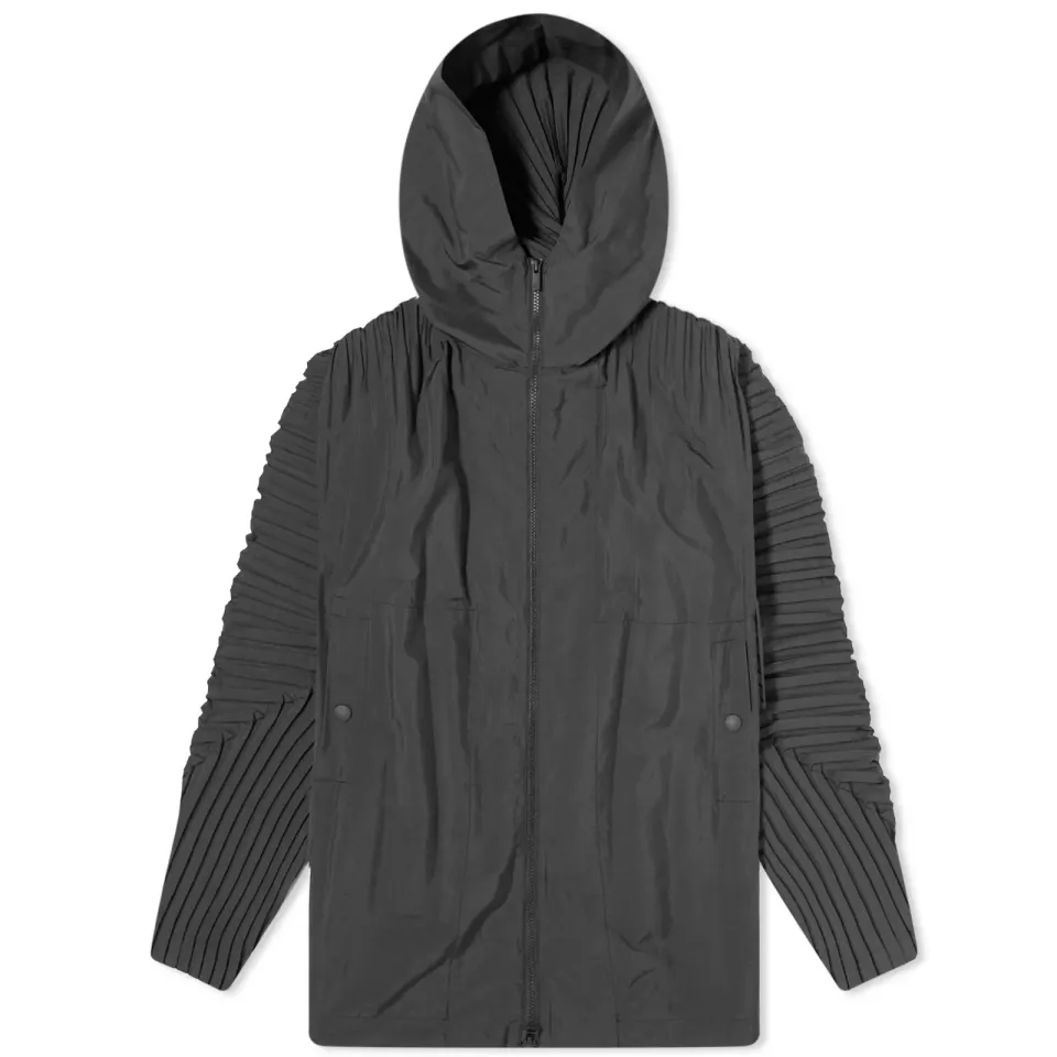 Pleated Tech Jacket