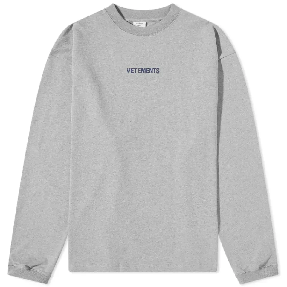 Long Sleeve Logo Label T-Shirt
