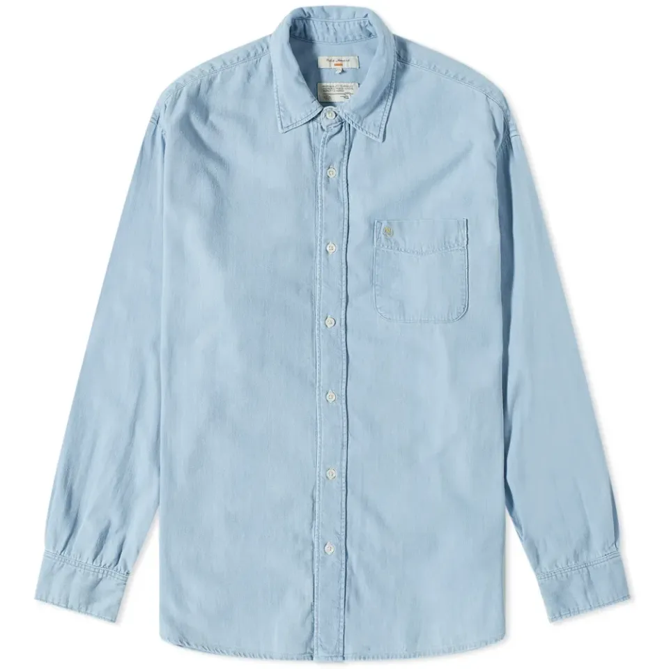 Nudie Filip Casual Sunkissed Denim Shirt
