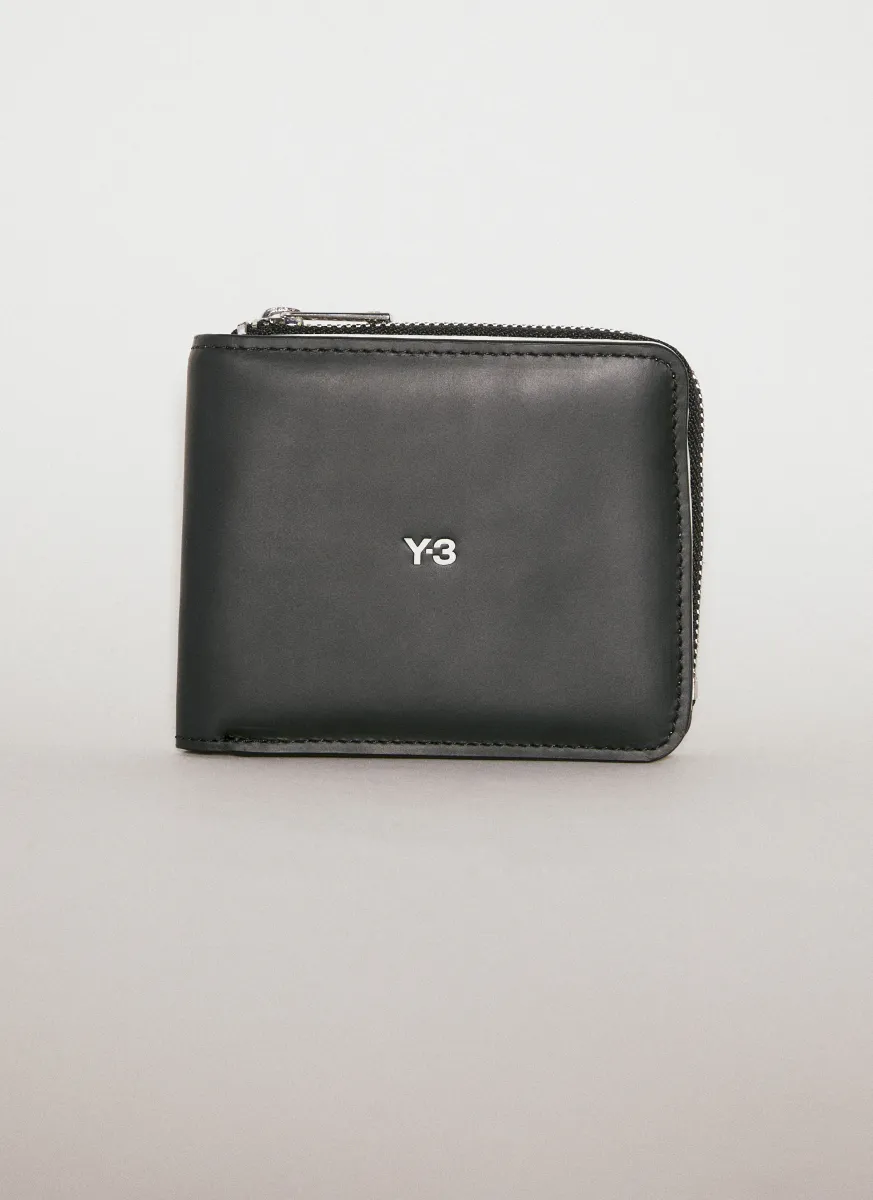 Logo Bi-Fold Leather Wallet
