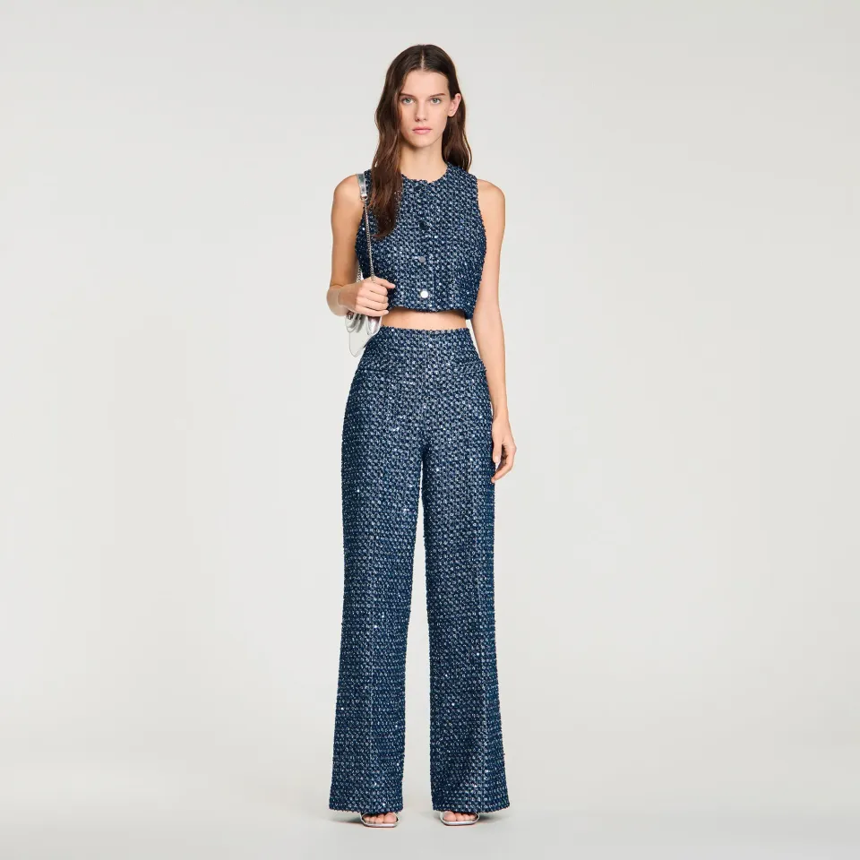 Sequin trousers