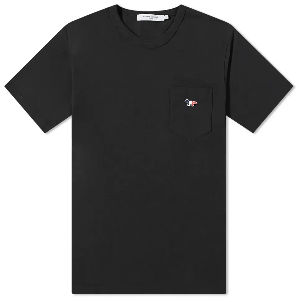 Maison Kitsuné Tricolor Fox Patch Pocket T-Shirt