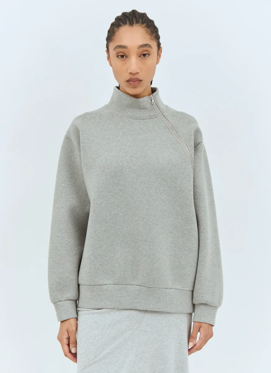 Side Zip Sweatshirt