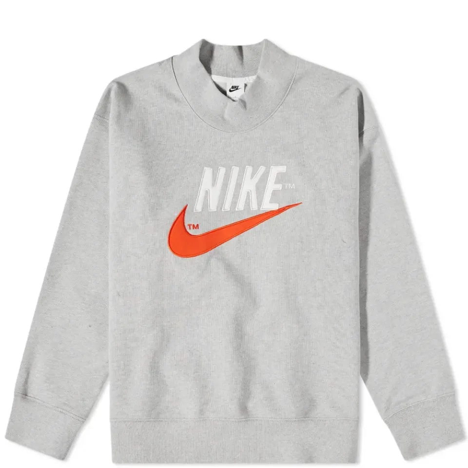 Nike Retro Logo Mockneck Sweat