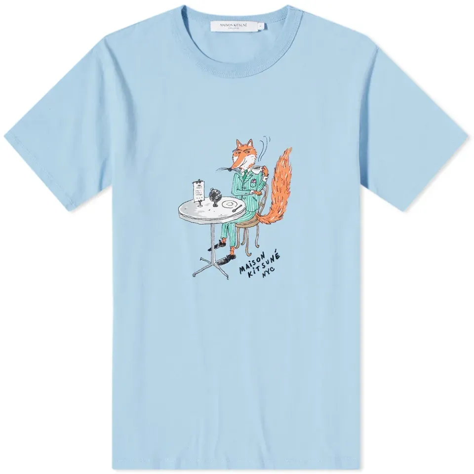 by Olympia Le-Tan Coffee Fox Classic T-Shirt
