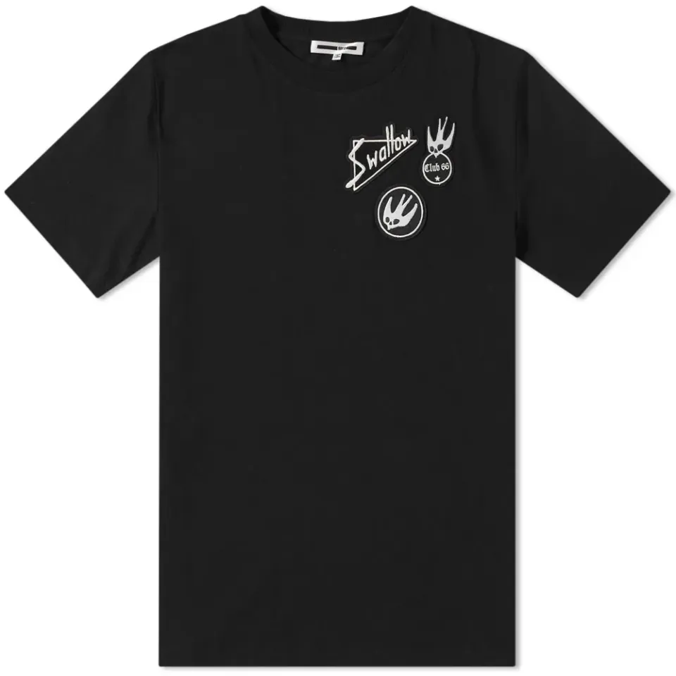 McQ by Alexander McQueen Swallow Patch Tee