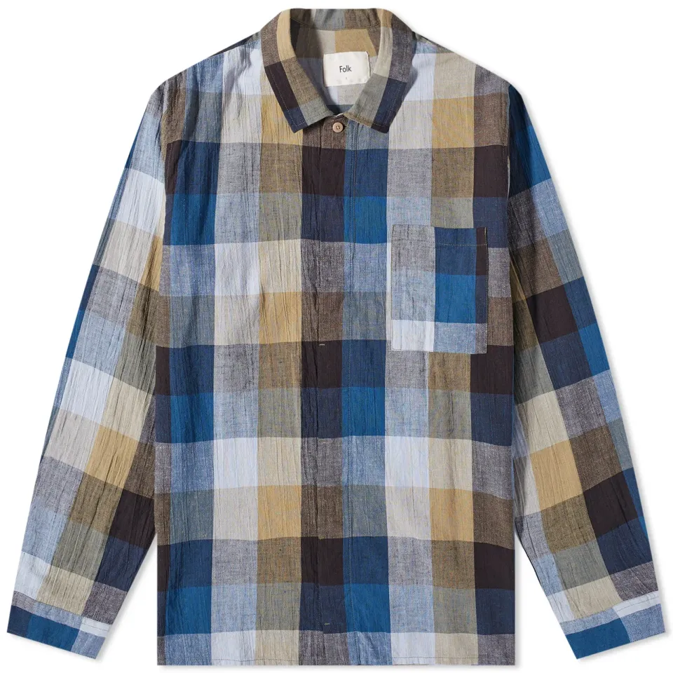 Check Patch Shirt