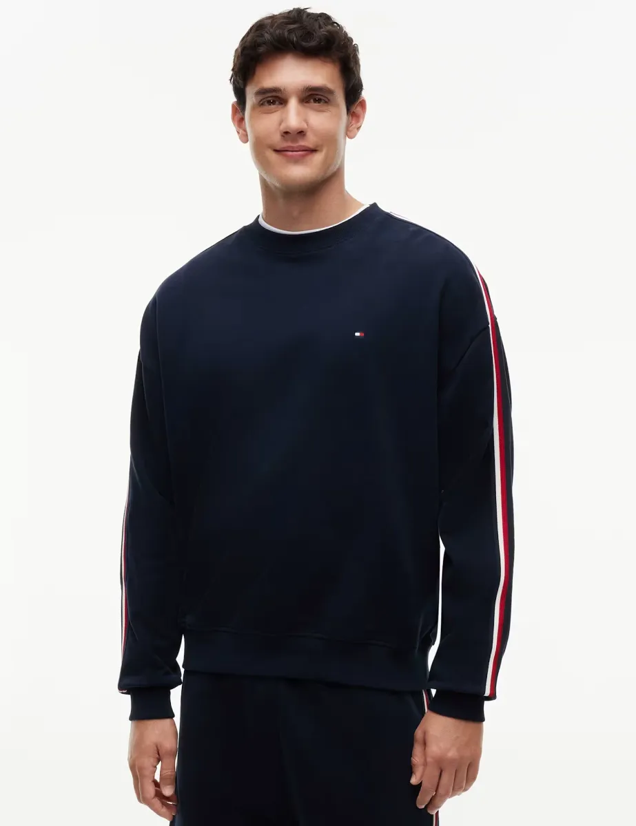 Pure Cotton Global Stripe Sweatshirt