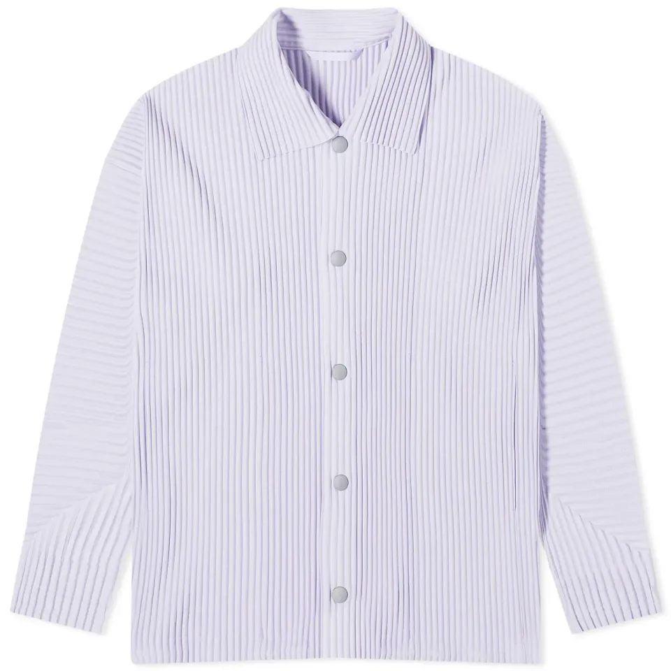Pleated Shirt Jacket