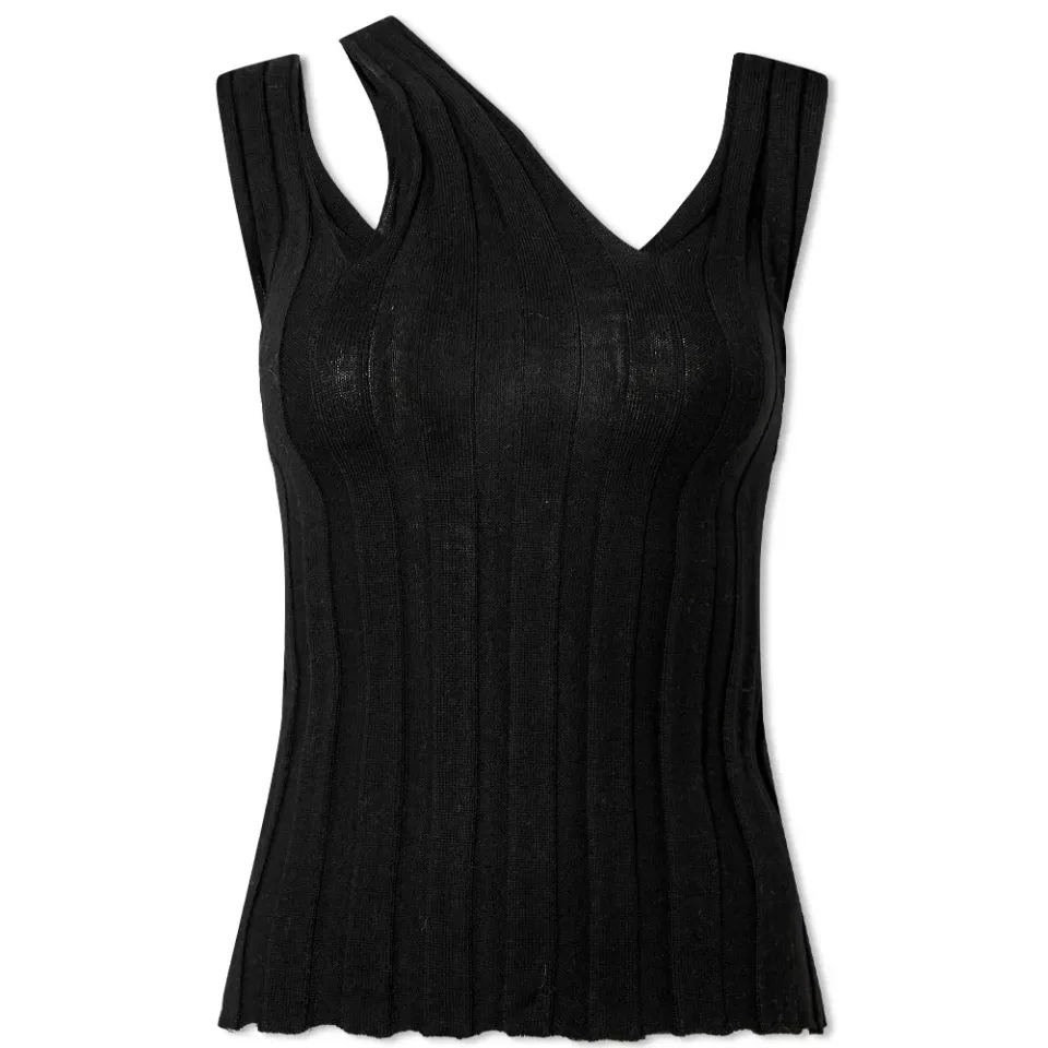 Adler Cut Out Ribbed Tank