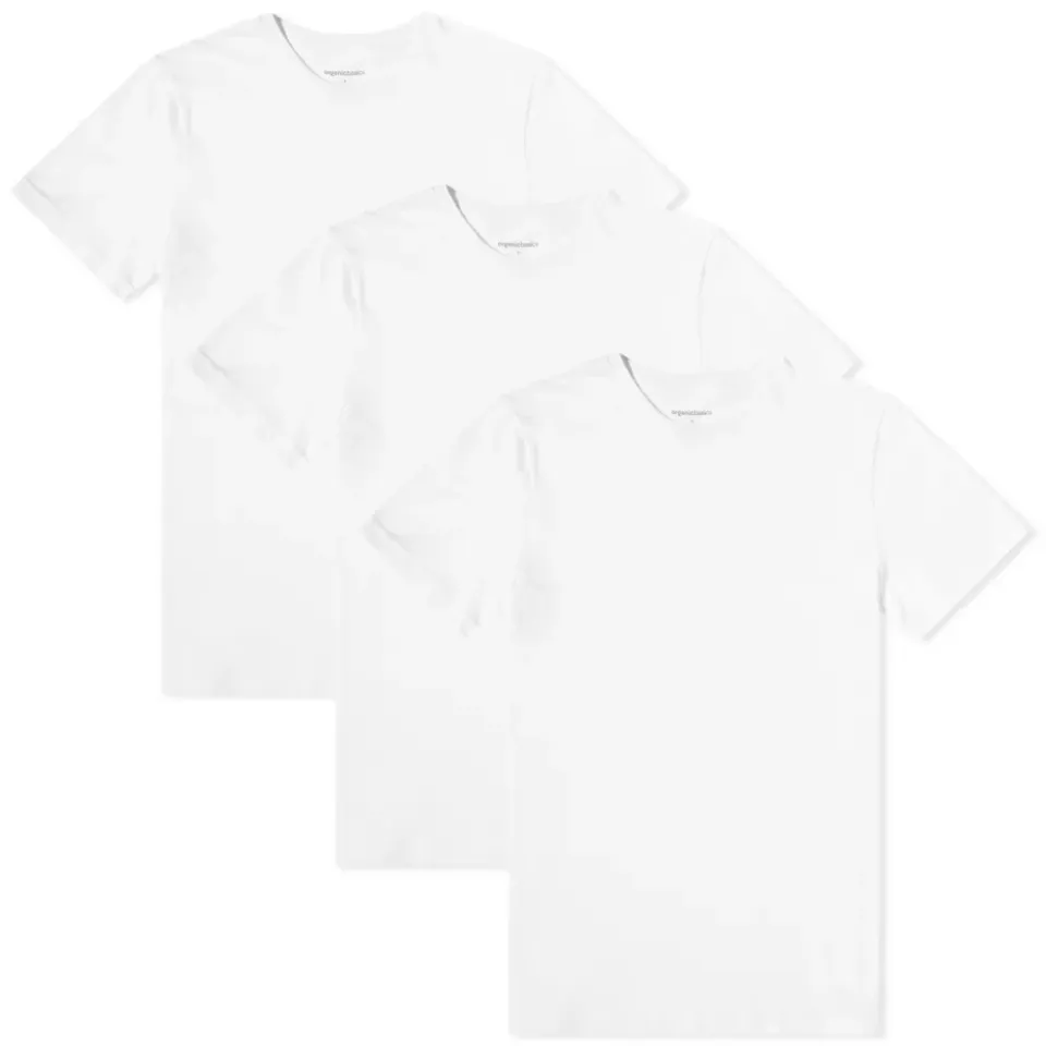Organic Cotton T-Shirt - 3 Pack