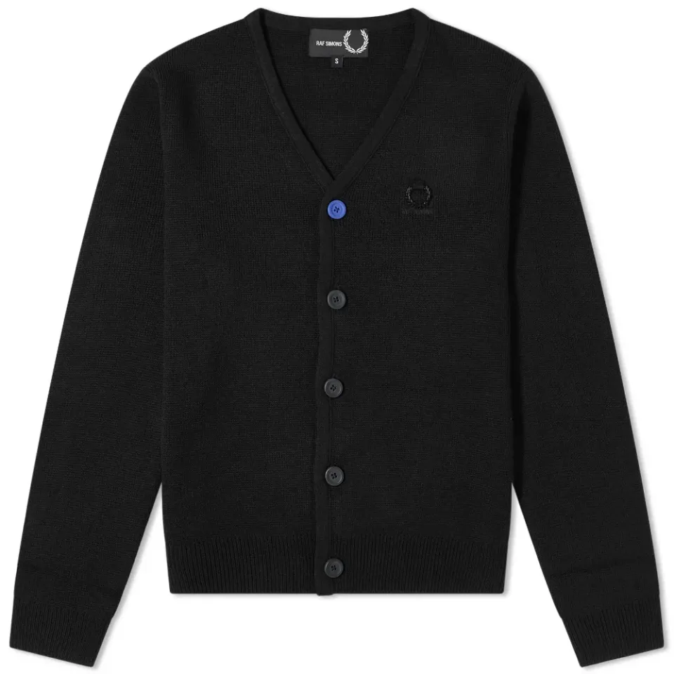 Contrast Button Cardigan