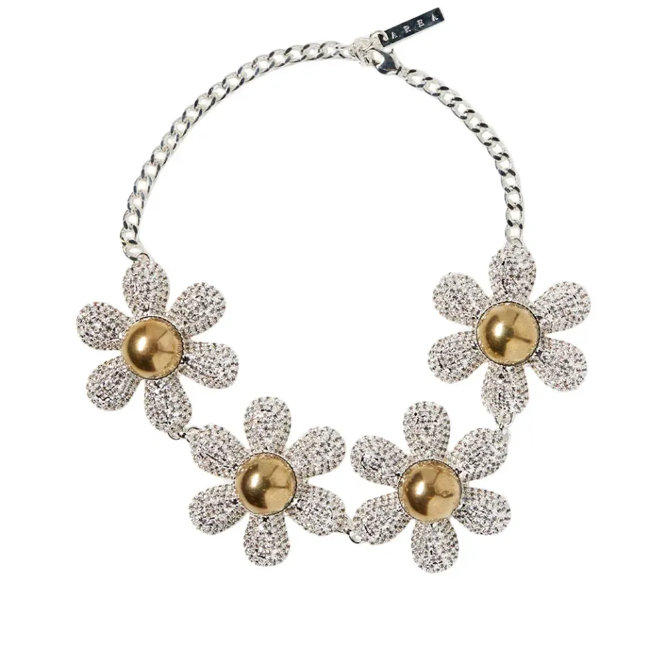 Crystal Flower Necklace