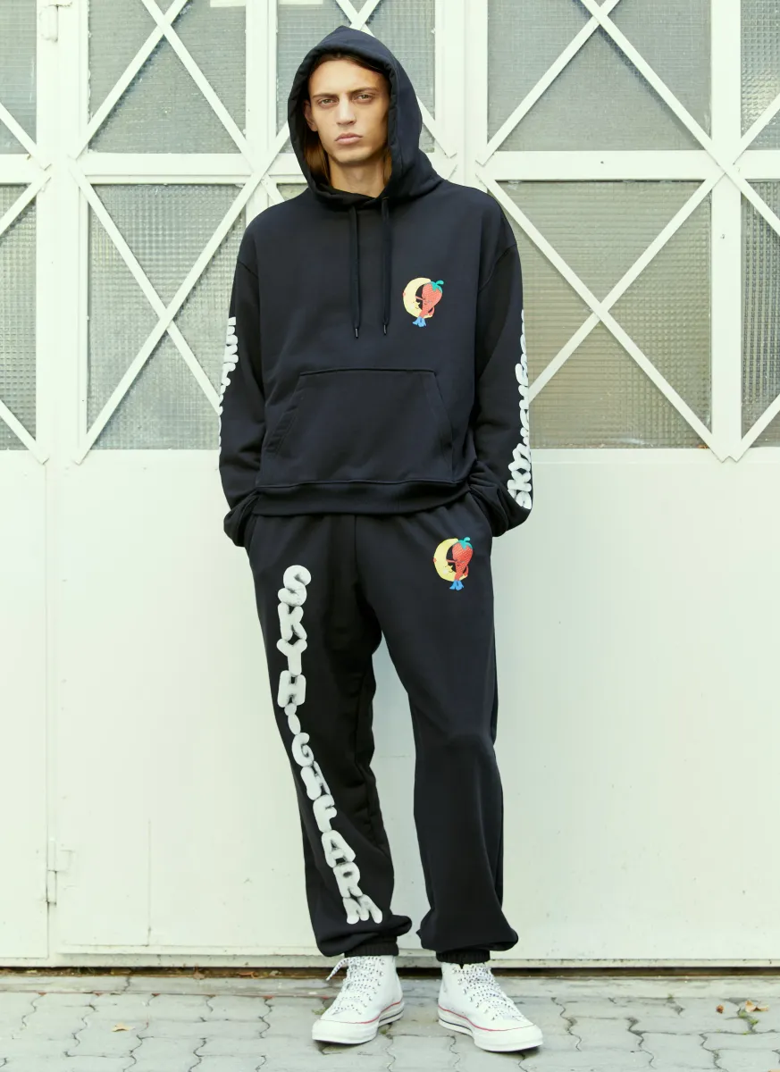 Graphic Print Track Pants