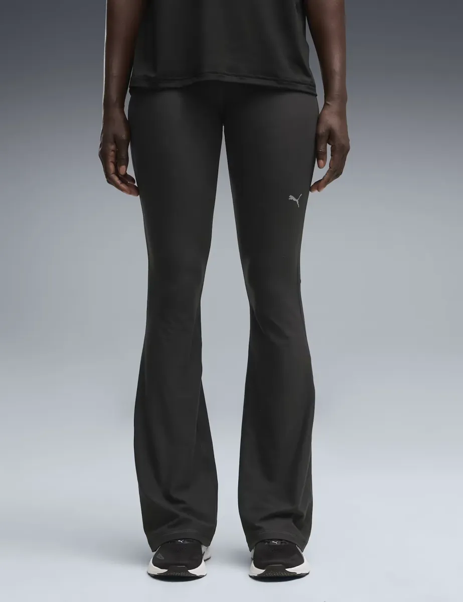Cloudspun High Waisted Flared Leggings Black
