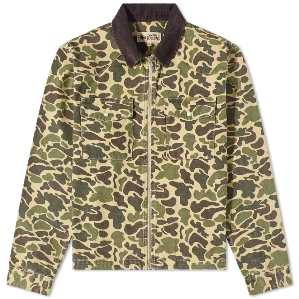 Washed Canvas Work Shirt