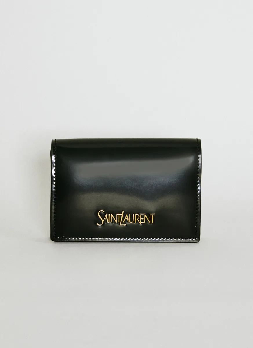 Brushed Leather Business Card Case