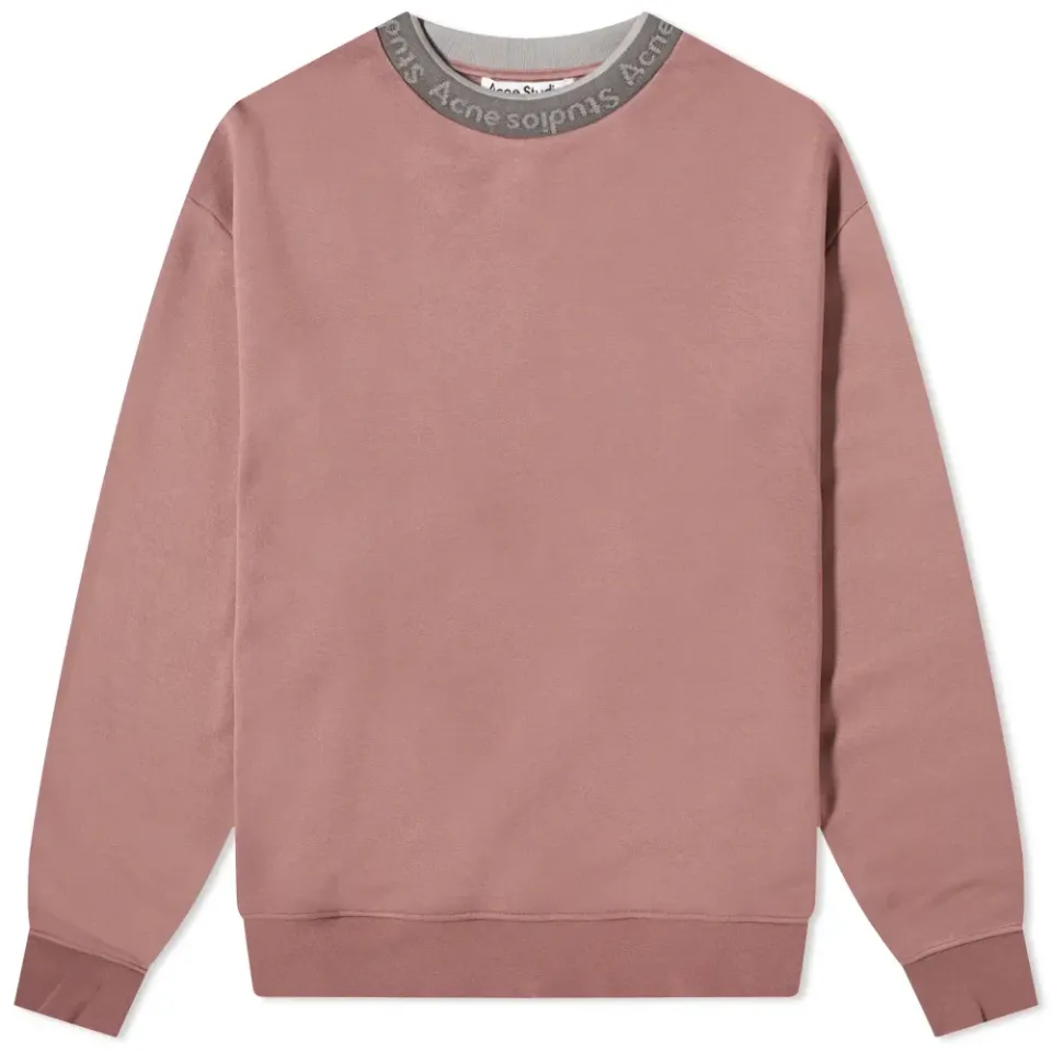 Fulton Reverse Logo Rib Crew Sweat