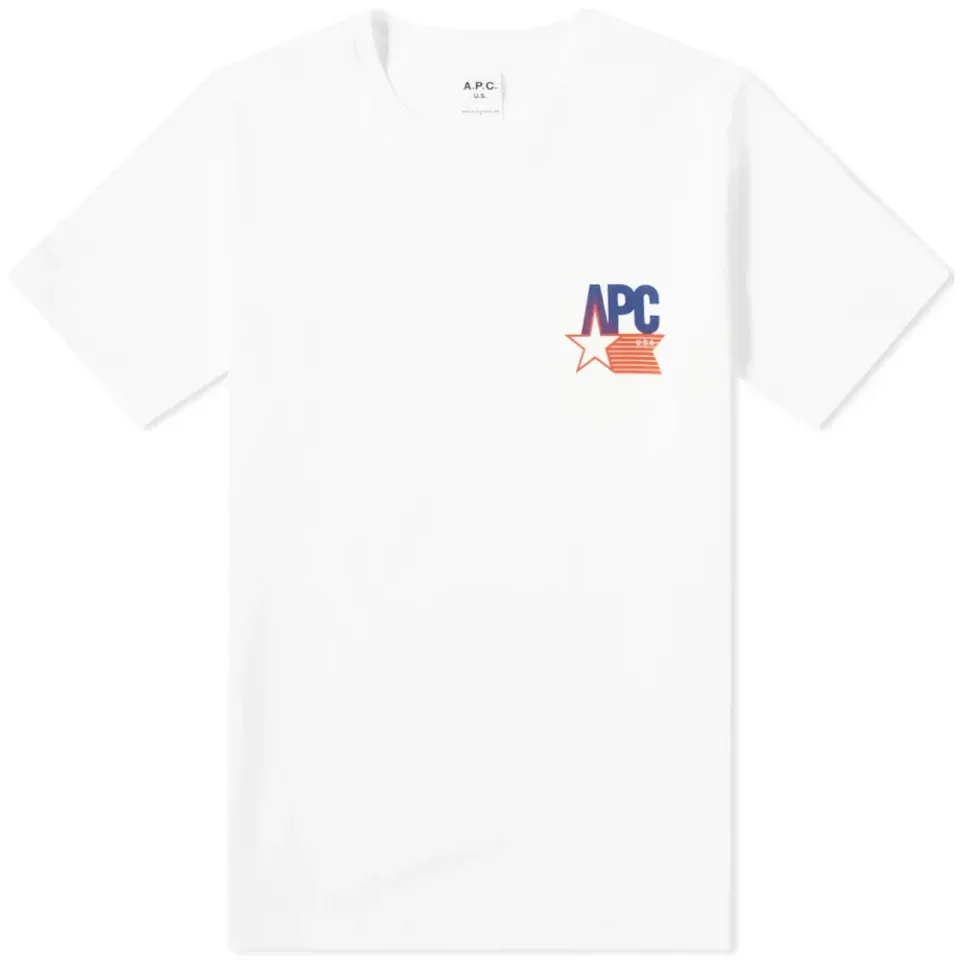 A.P.C. Marcellus USA Logo T-Shirt