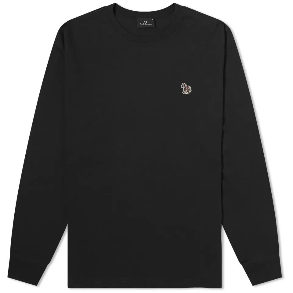 Long Sleeve Zebra Logo T-Shirt