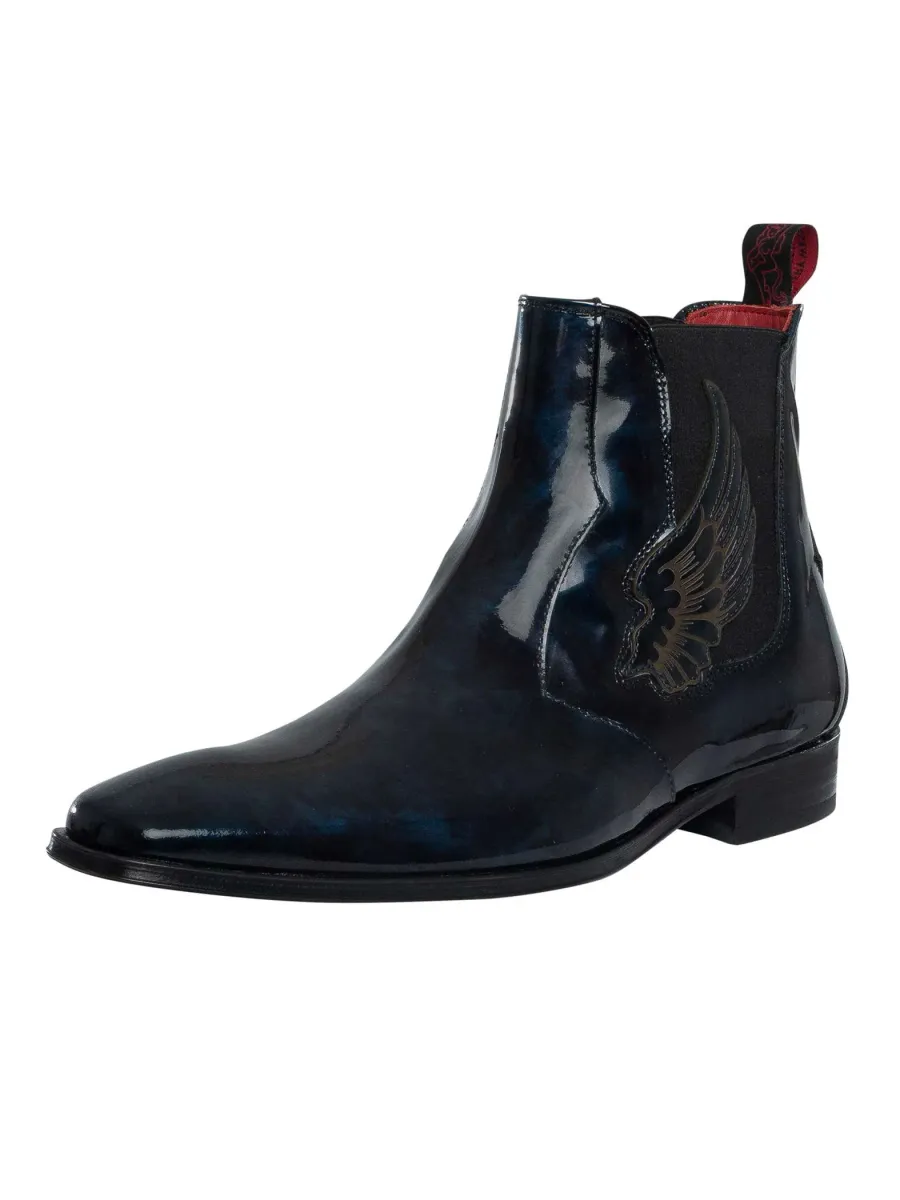 Wings Leather Chelsea Boots