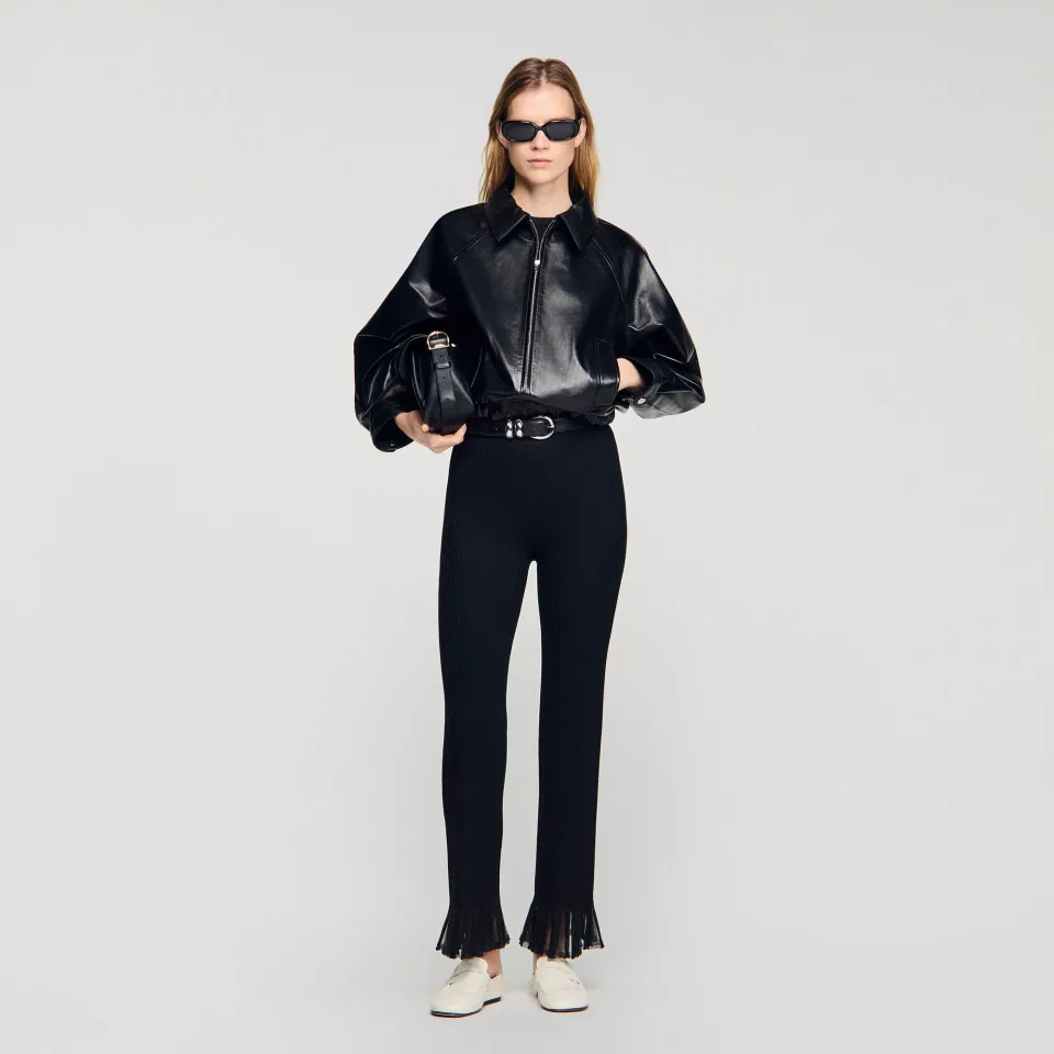 Lamb leather jacket