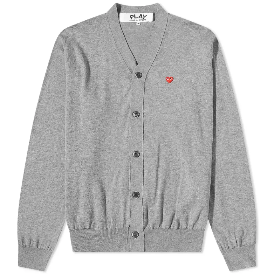 Small Red Heart Cardigan