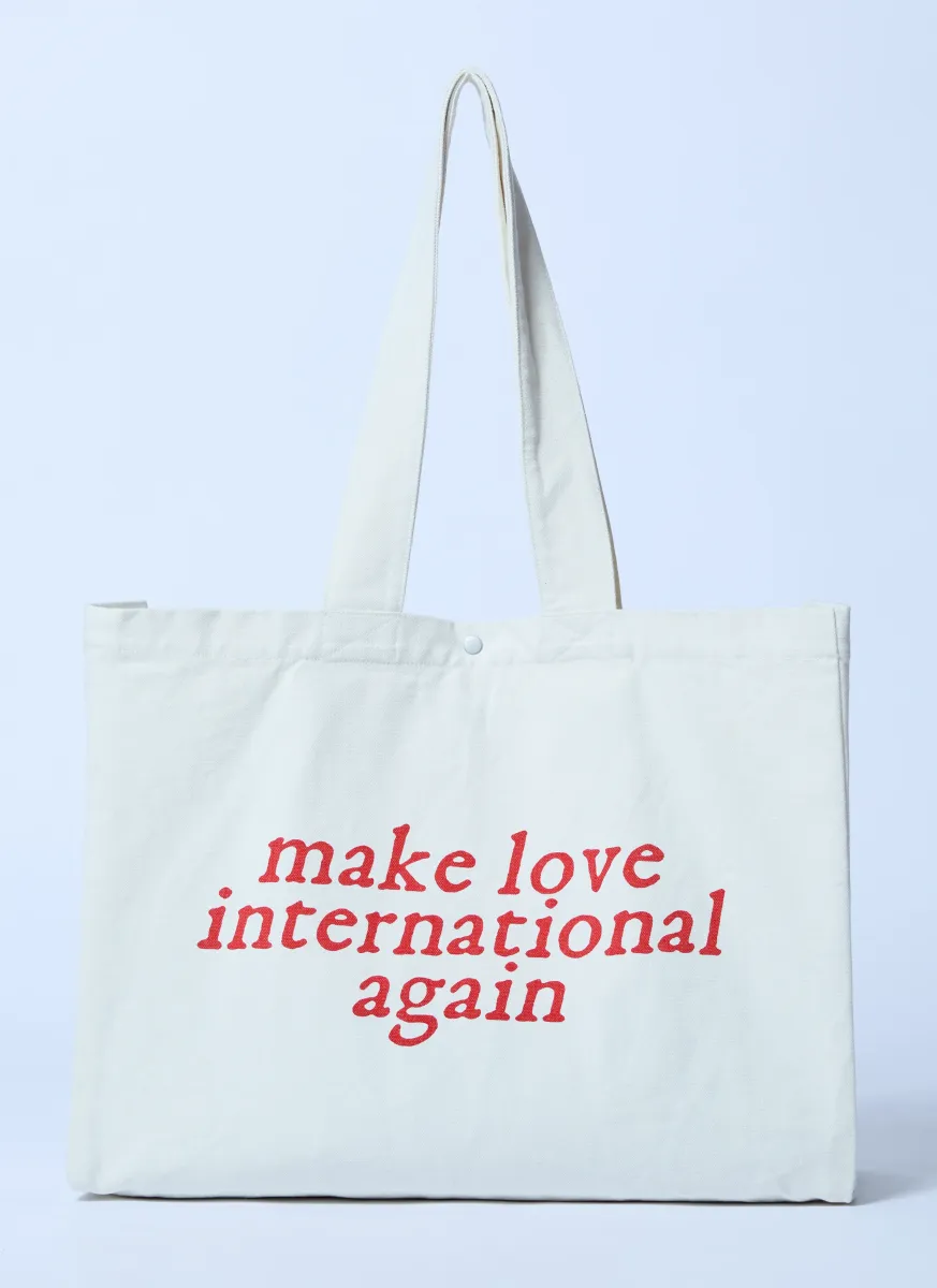 Logo Motif Tote Bag