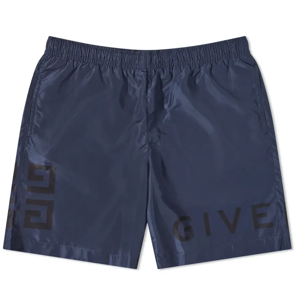 4G Logo Long Swim Shorts