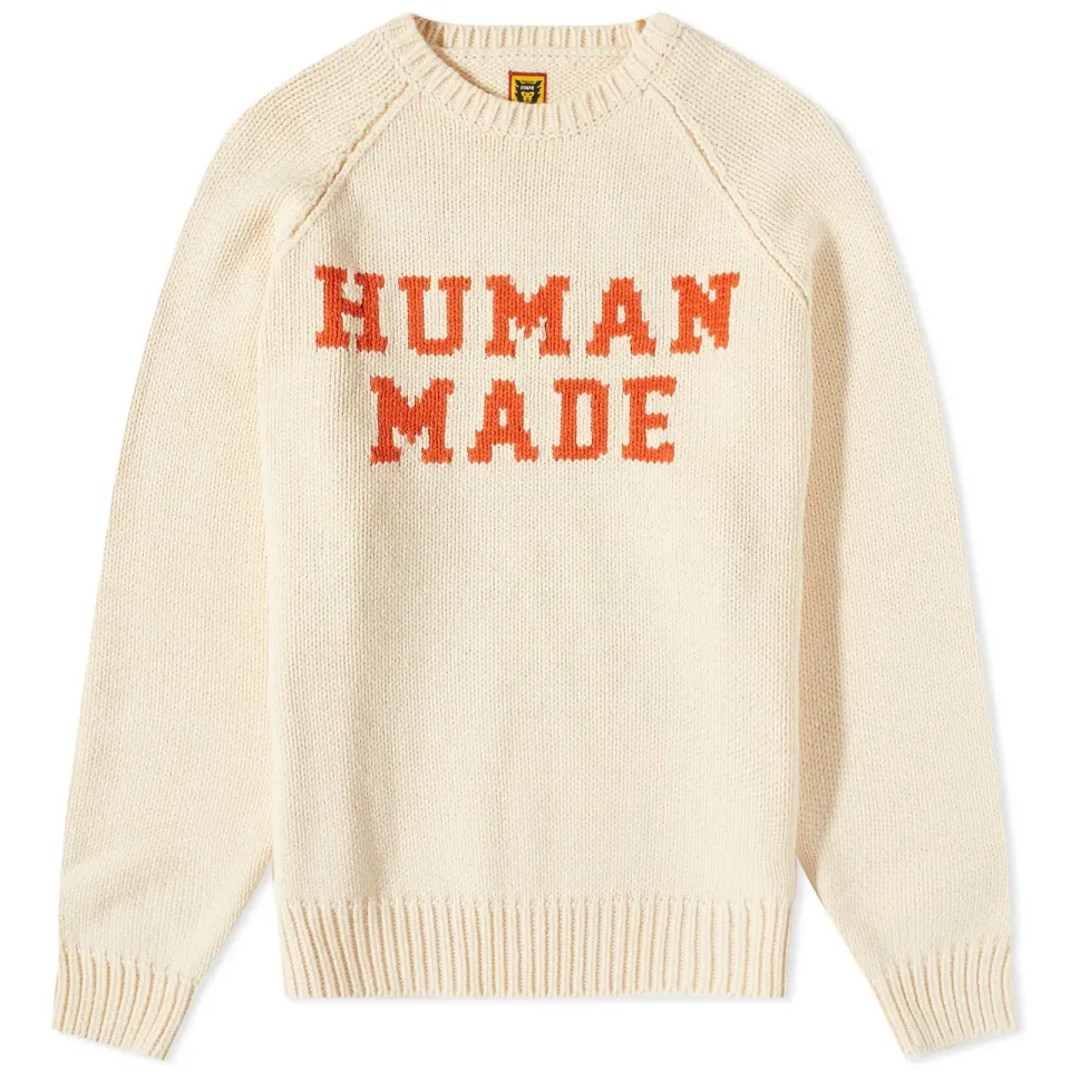 Bear Raglan Knit Sweater