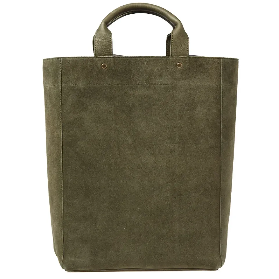 Suede Shopper Tote