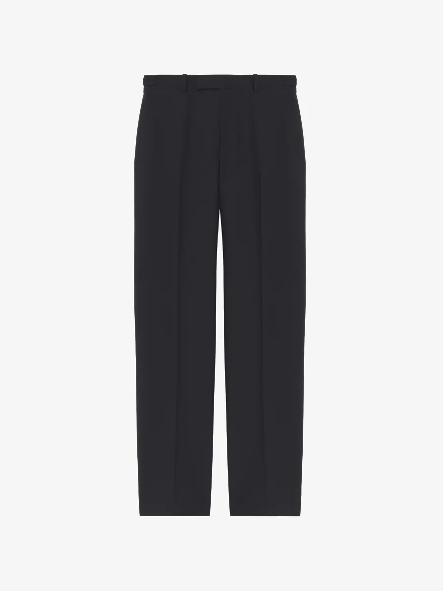 Wool Mohair Tailored Trousers
