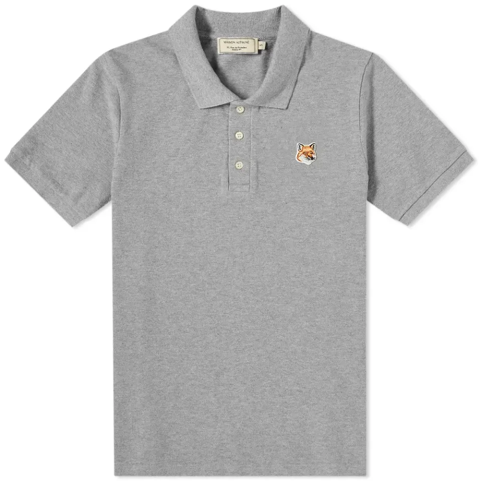 Maison Kitsuné Fox Head Patch Classic Polo
