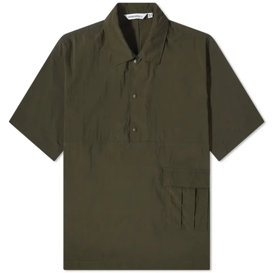 Short Sleeve Popover Nylon Shirt