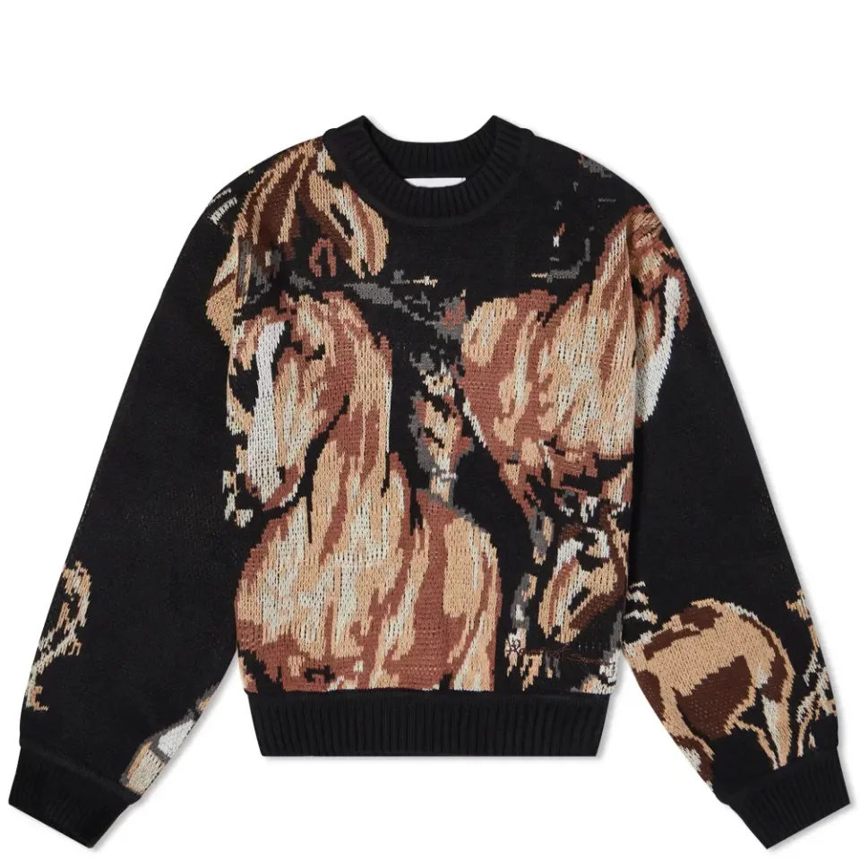 Wild Horses Landscape Sweater