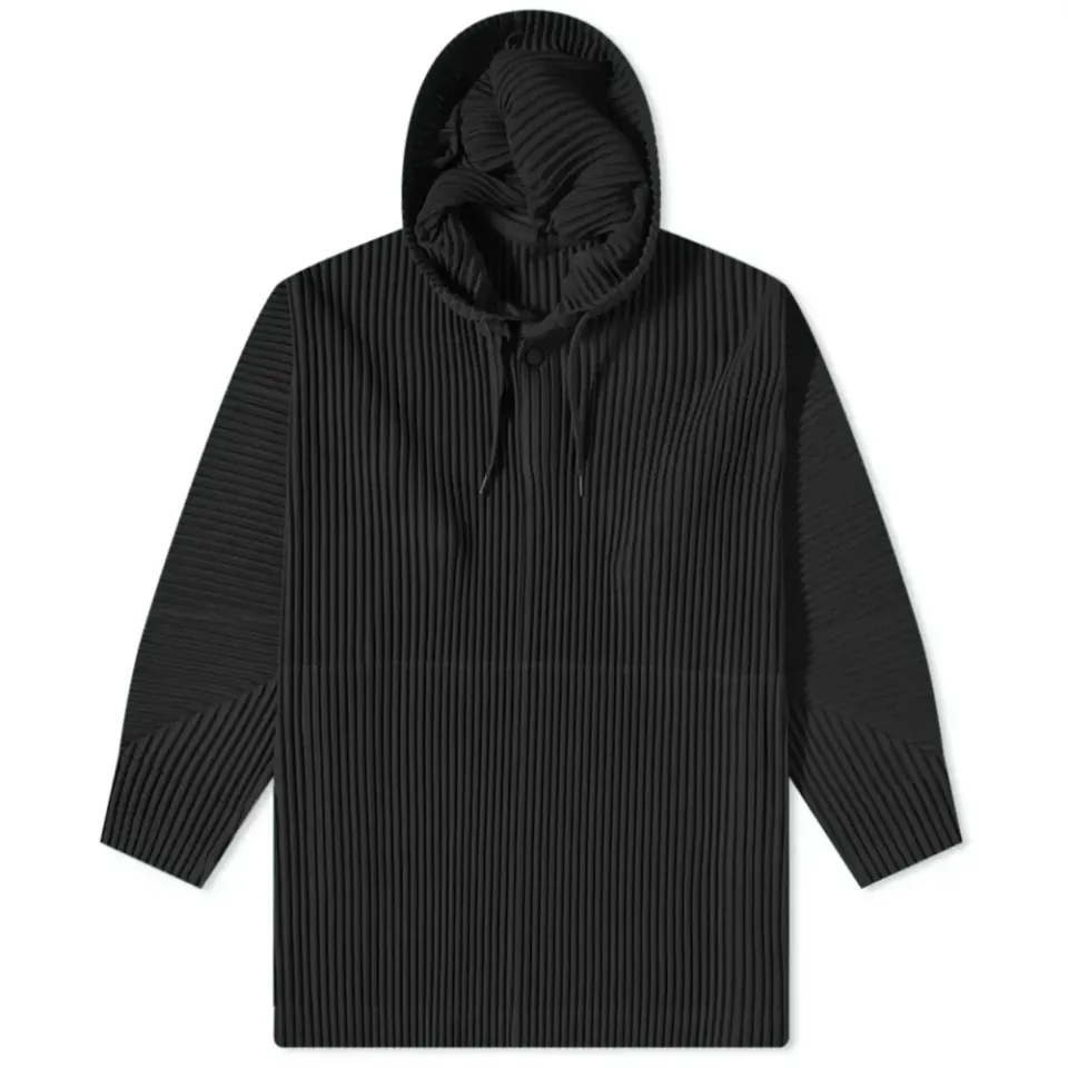 Pleated Popover Hoodie