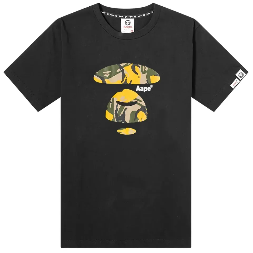 AAPE Camo Moon Face T-Shirt