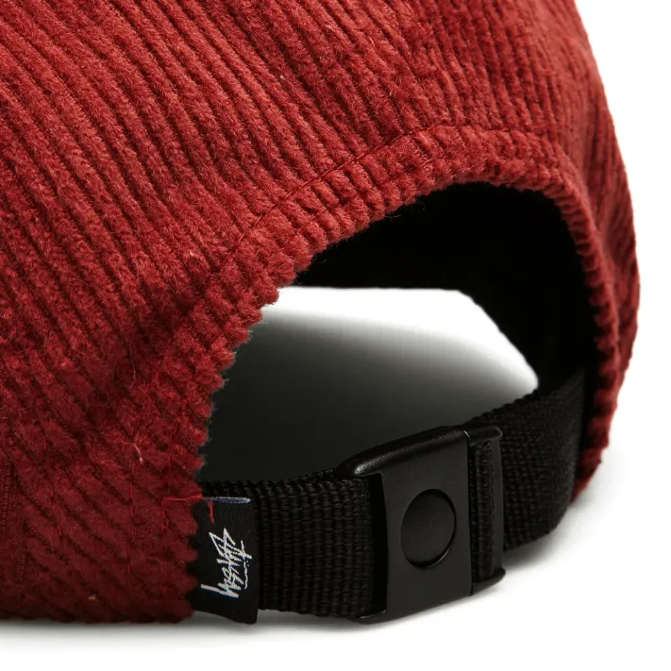 Suede Brim Cord Camp Cap