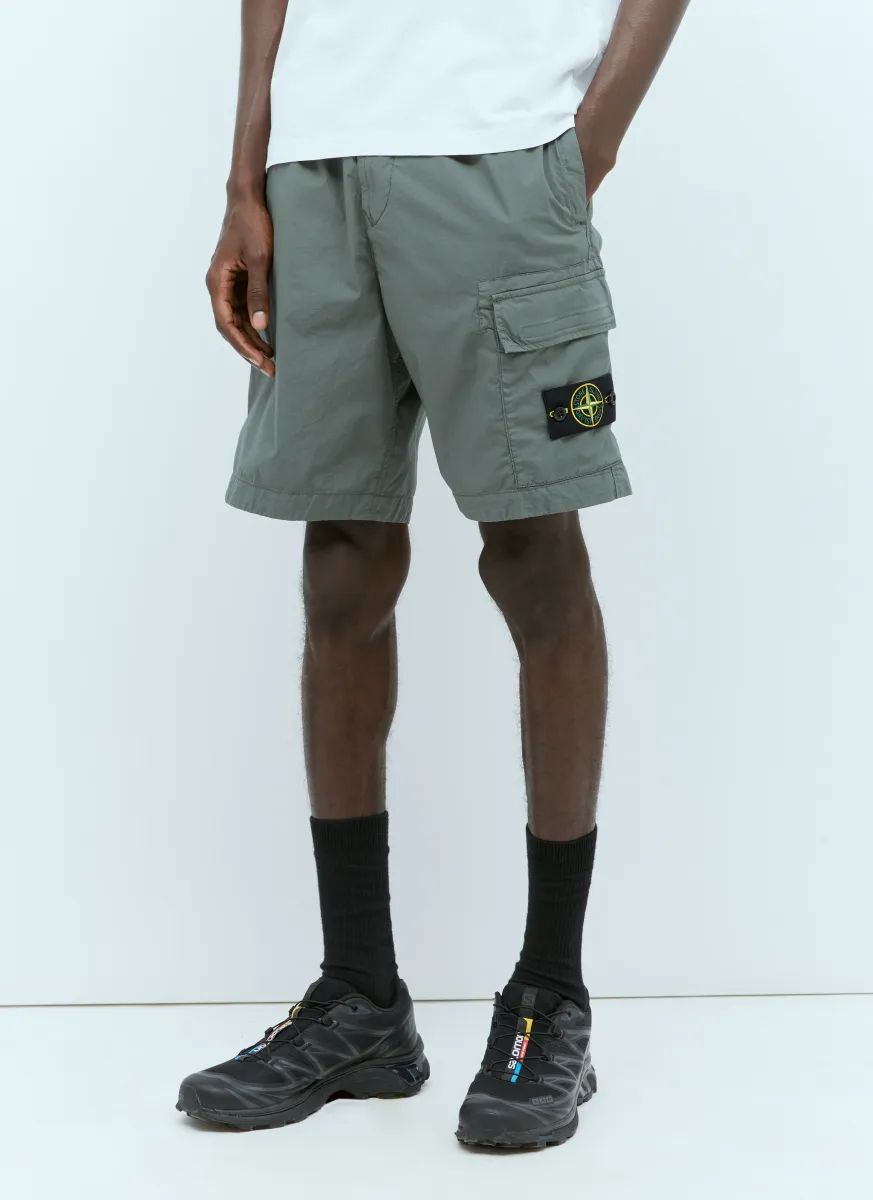 Logo Patch Bermuda Shorts