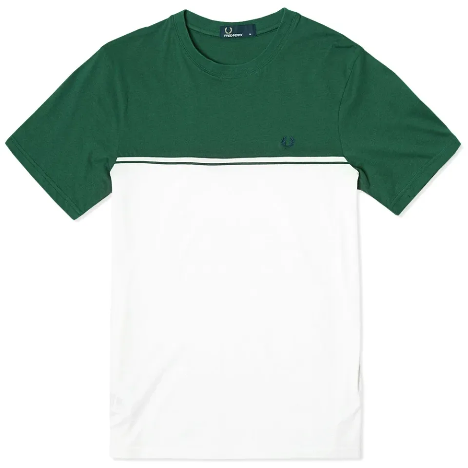 Fred Perry Colour Block Crew Tee