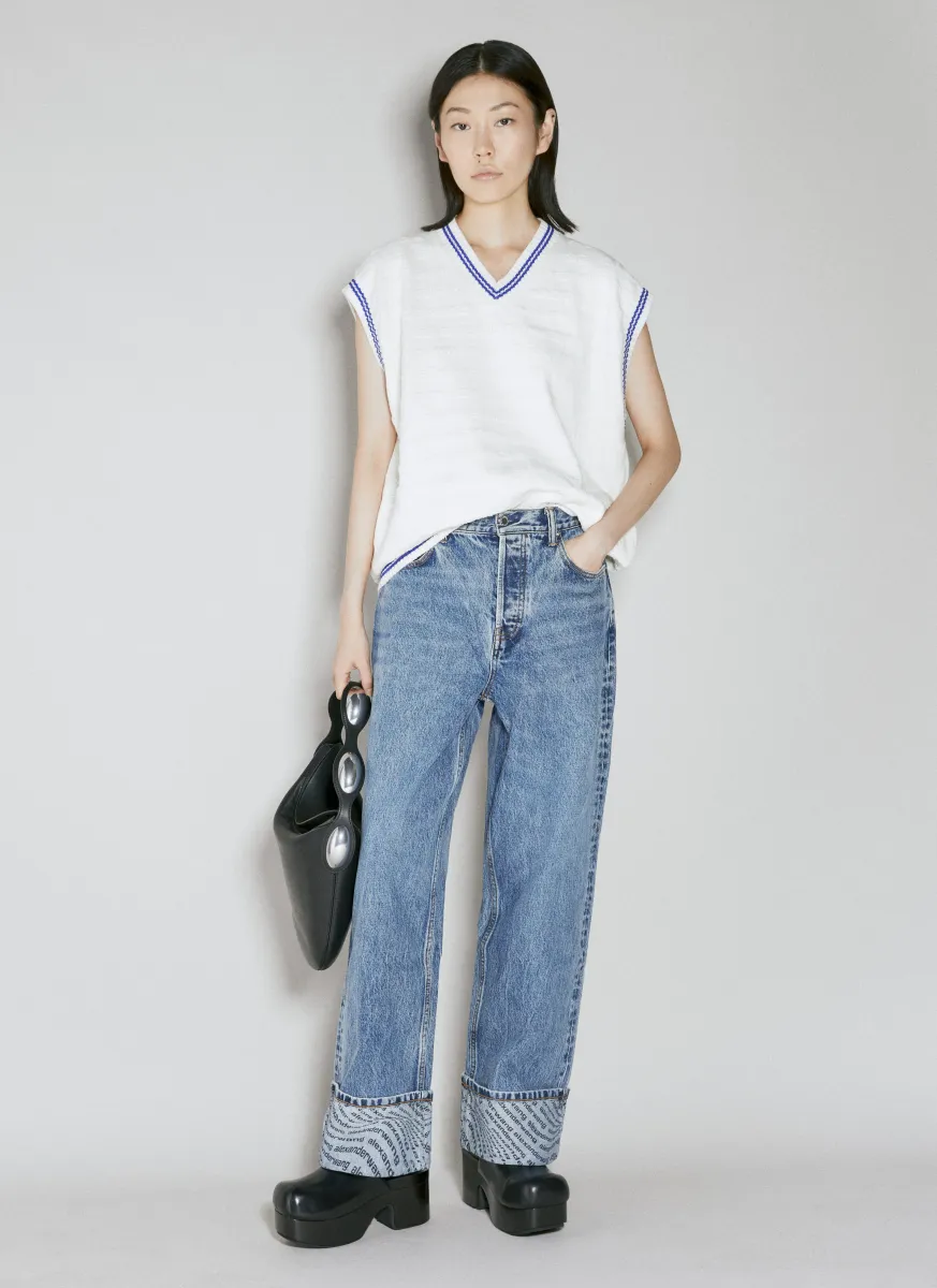 Tunic V-Neck Cotton Vest