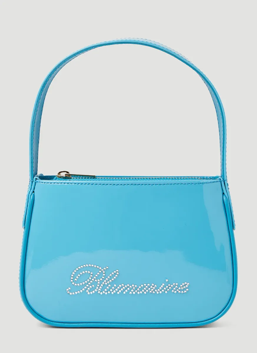 Logo Embellished Shoulder Bag
