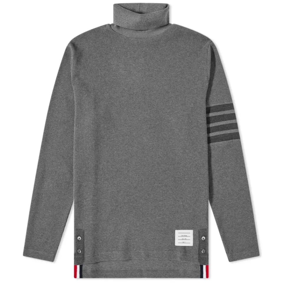 4 Bar Waffle Roll Neck