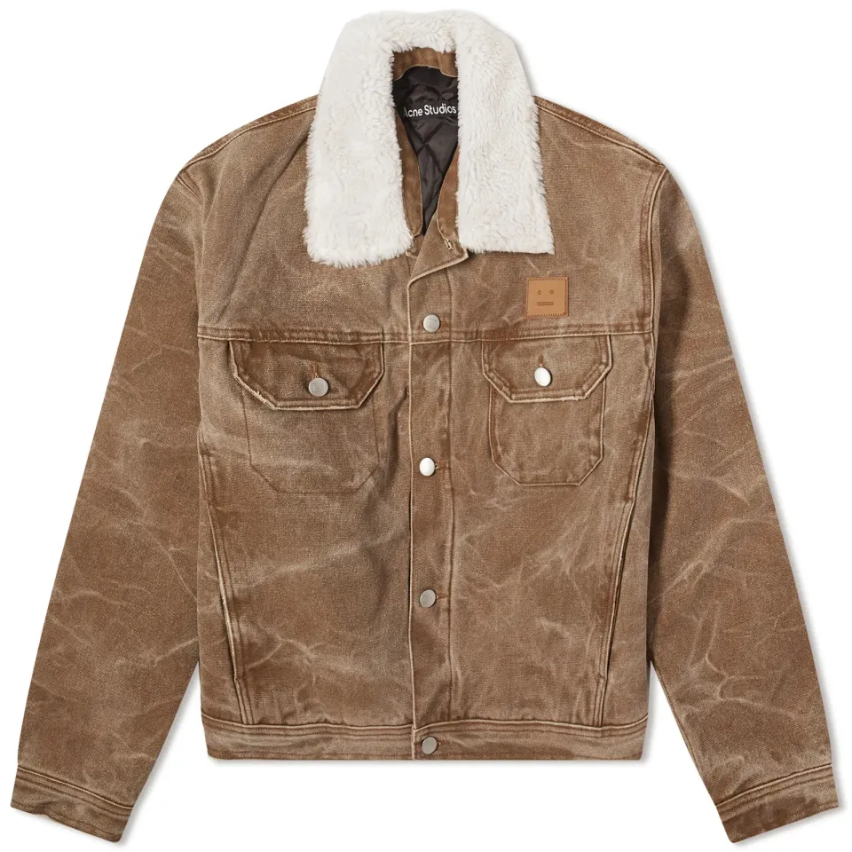 Orsan Patch Canvas Padded Jacket