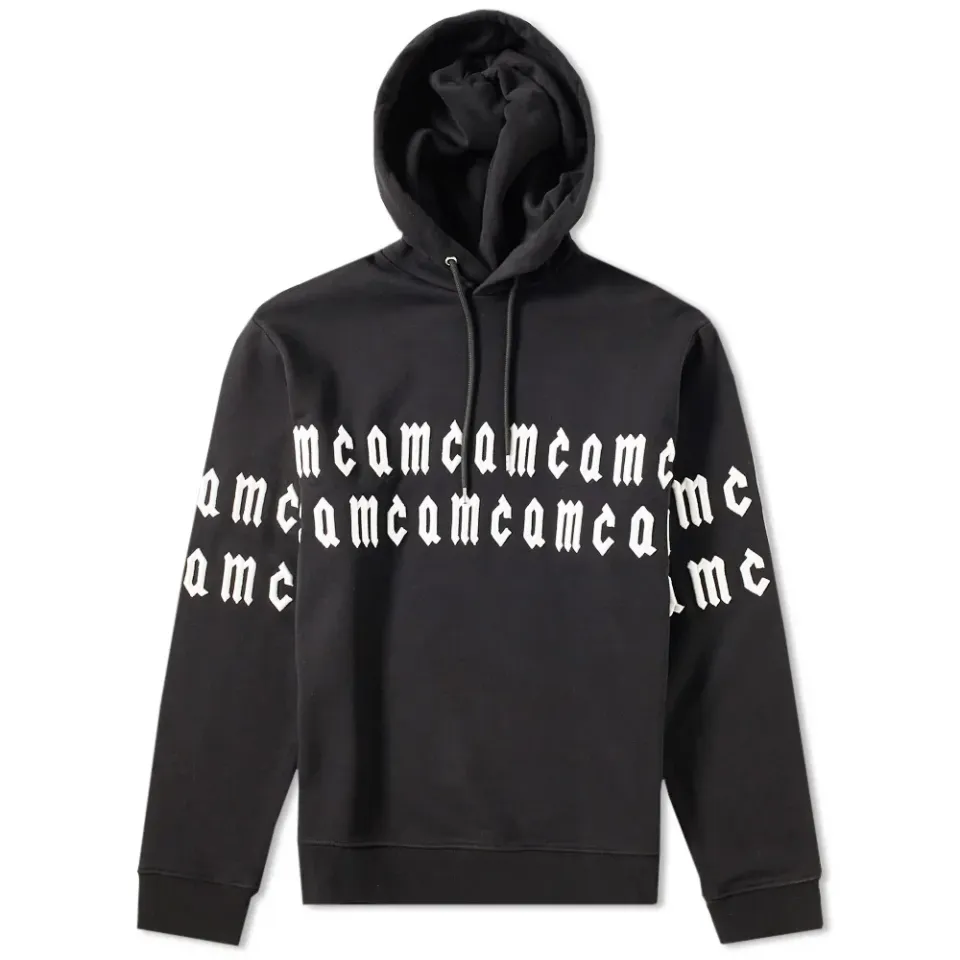 McQ by Alexander McQueen Repeat Logo Embroidered Hoody