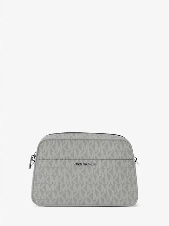 Jet Set Small Signature Logo Camera Crossbody Bag