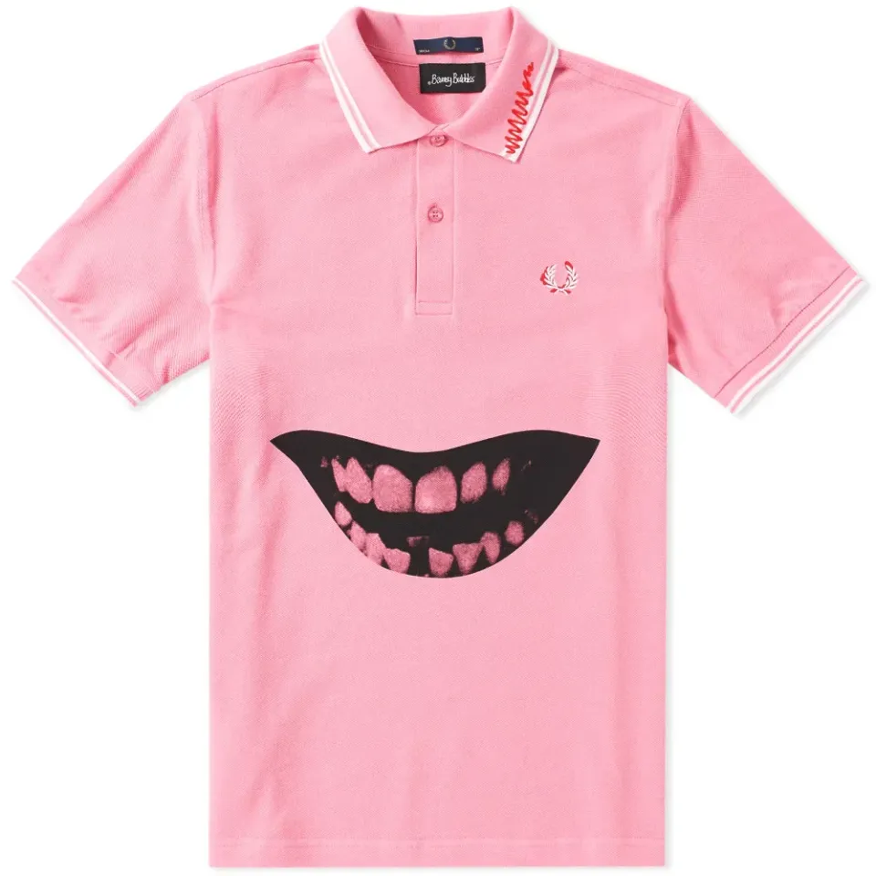 Fred Perry x Barney Bubbles Mouth Polo
