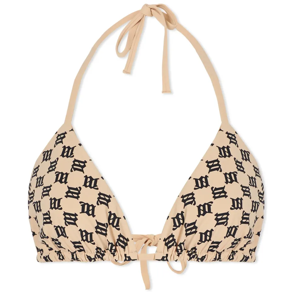 Monogram Bikini Top