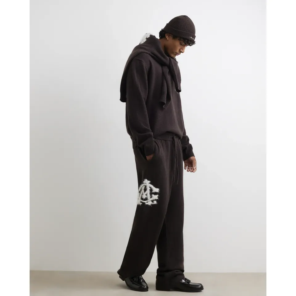 Wide Leg Cosy Monogram Joggers