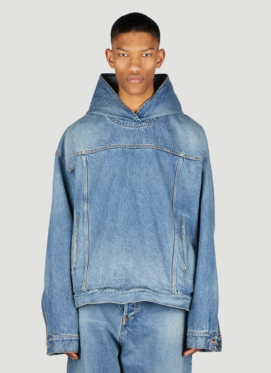 Hooded Denim Jacket